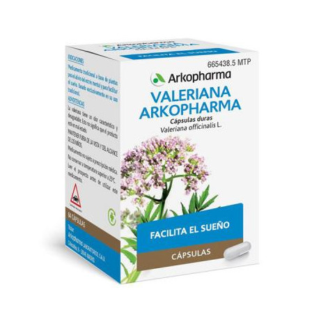 VALERIANA ARKOPHARMA CÁPSULAS DURAS , 84 CÁPSULAS