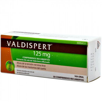VALDISPERT 125 MG COMPRIMIDOS RECUBIERTOS , 50 COMPRIMIDOS