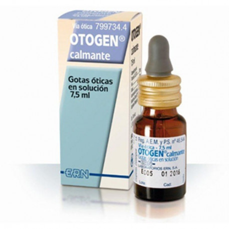OTOGEN CALMANTE , 1 FRASCO DE 7,5 ML