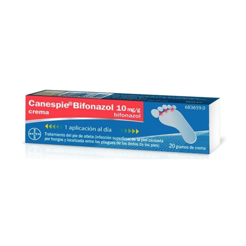 CANESPIE BIFONAZOL 10 MG/G CREMA, 1 TUBO DE 20 G