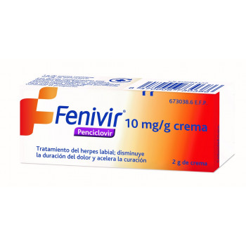 FENIVIR 10 MG/G CREMA, 1 TUBO DE 2 G
