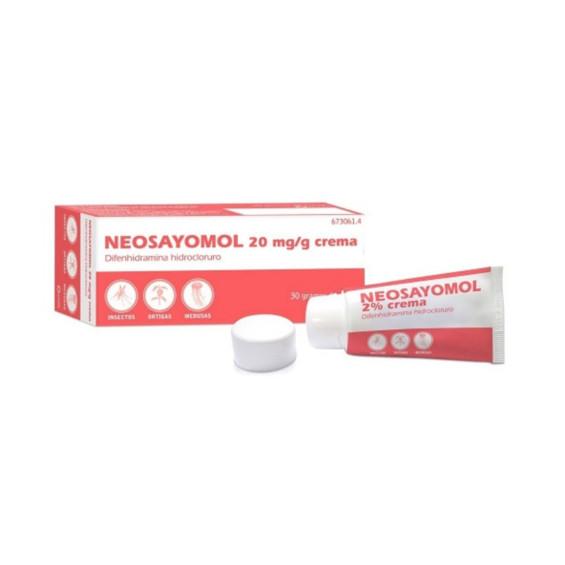 NEOSAYOMOL 20 MG/ G CREMA, 1 TUBO DE 30 G