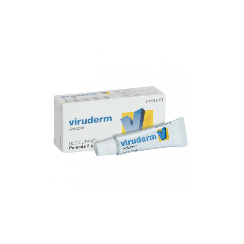 VIRUDERM 50 MG/G POMADA , 1 TUBO DE 2 G