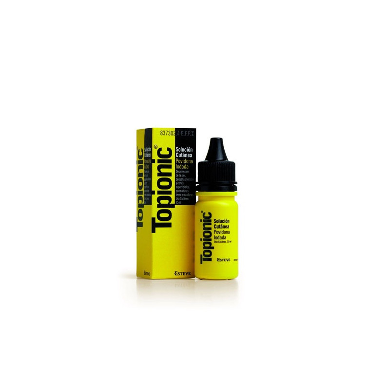 TOPIONIC 100 MG/ML SOLUCION CUTANEA, 1 FRASCO DE 25 ML