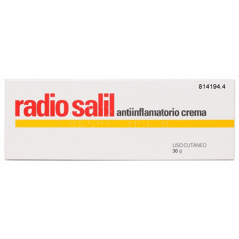 RADIO SALIL ANTIINFLAMATORIO CREMA , 1 TUBO DE 30 G
