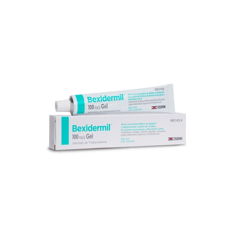 BEXIDERMIL 100 MG/G GEL , 1 TUBO DE 50 G