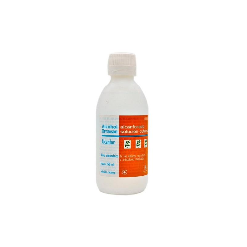 ALCOHOL ALCANFORADO REIG JOFRE  SOLUCION CUTANEA, 1 FRASCO DE 250 ML