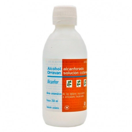 ALCOHOL ALCANFORADO REIG JOFRE  SOLUCION CUTANEA, 1 FRASCO DE 250 ML