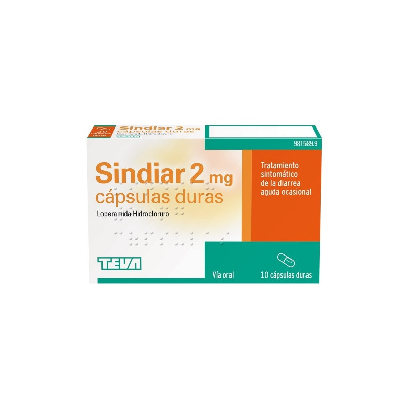 SINDIAR 2 MG CAPSULAS DURAS , 10 CÁPSULAS