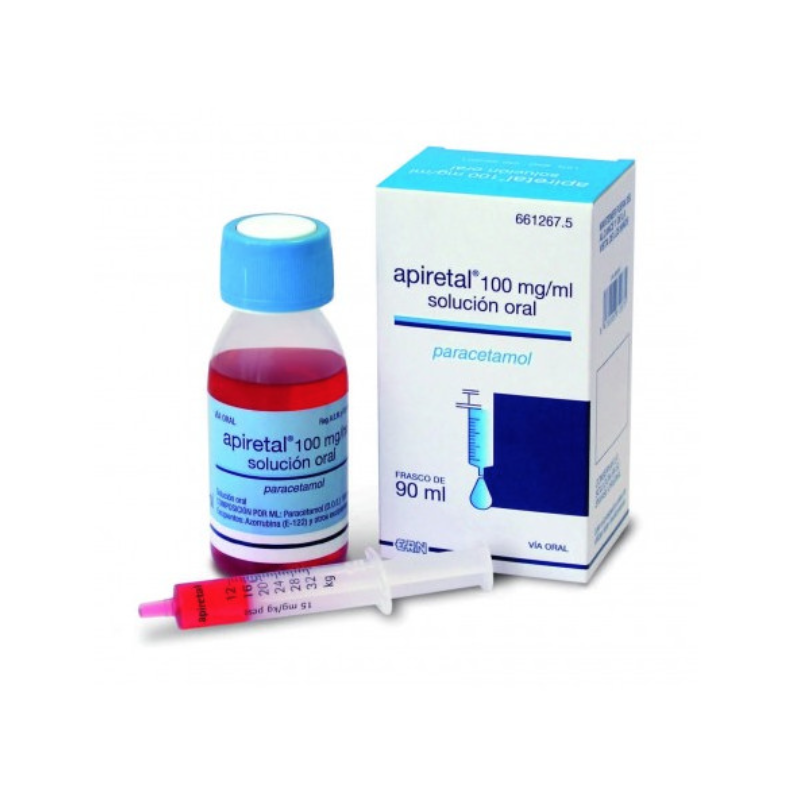 APIRETAL 100 MG/ML SOLUCION ORAL, 1 FRASCO DE 90 ML