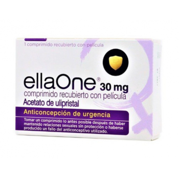 ELLAONE 30 MG COMPRIMIDO RECUBIERTO CON PELICULA, 1 COMPRIMIDO