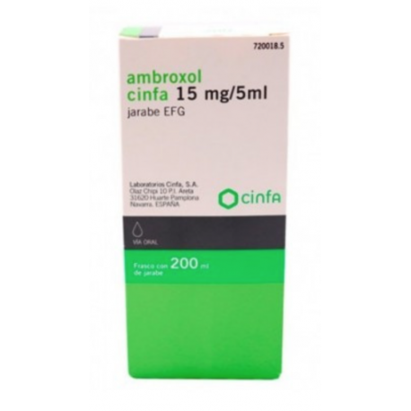 AMBROXOL CINFA 3 MG/ML JARABE EFG, FRASCO DE 200 ML (PET)