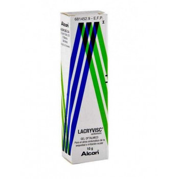 LACRYVISC 3 MG/G GEL OFTALMICO , 1 TUBO DE 10 G