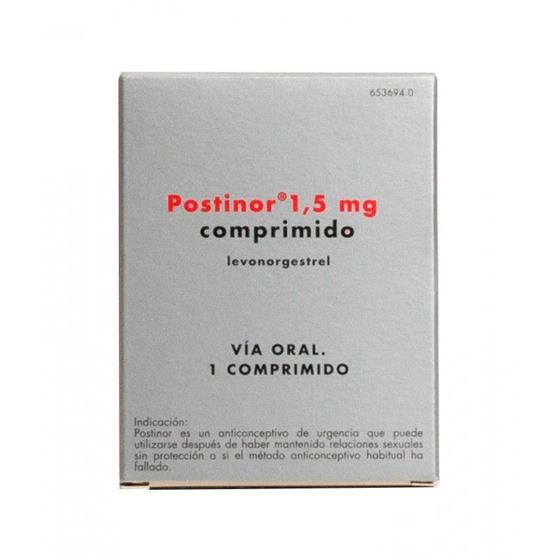 POSTINOR 1,5 MG COMPRIMIDO , 1 COMPRIMIDO