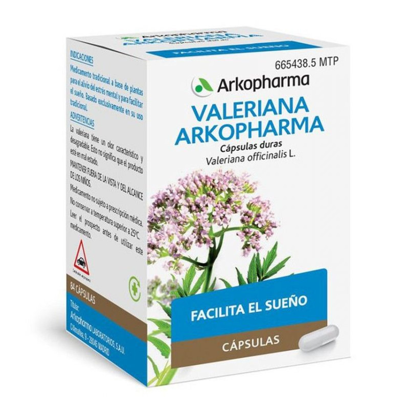 VALERIANA ARKOPHARMA CÁPSULAS DURAS,45 CÁPSULAS