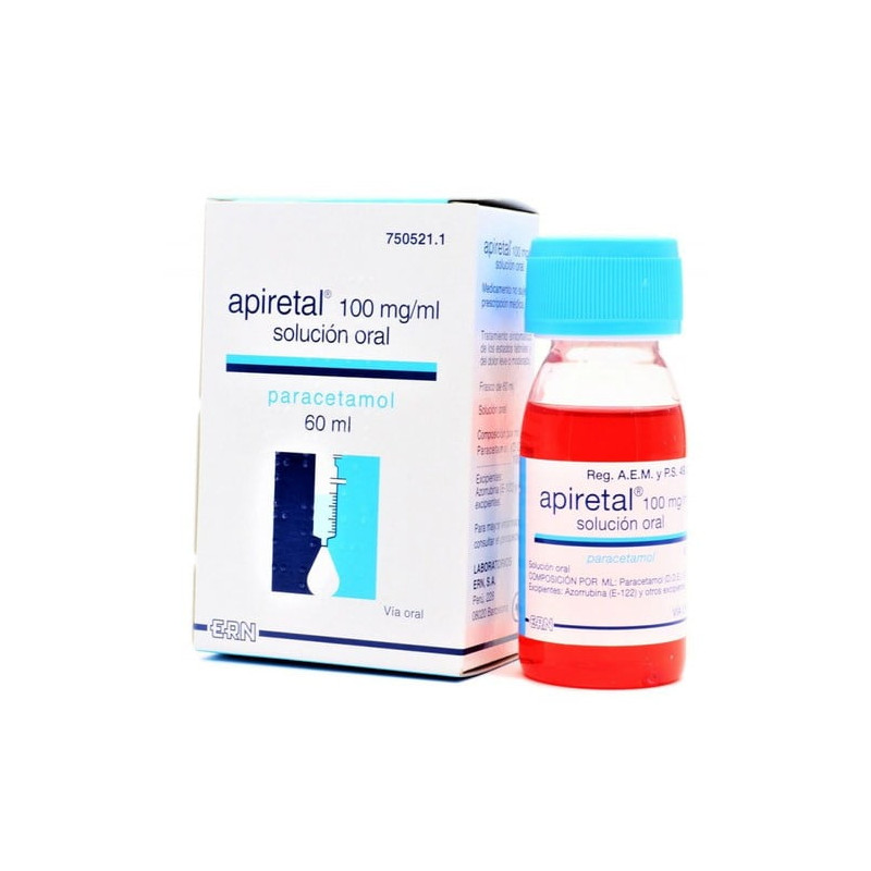 APIRETAL 100 MG/ML SOLUCION ORAL, 1 FRASCO DE 60 ML