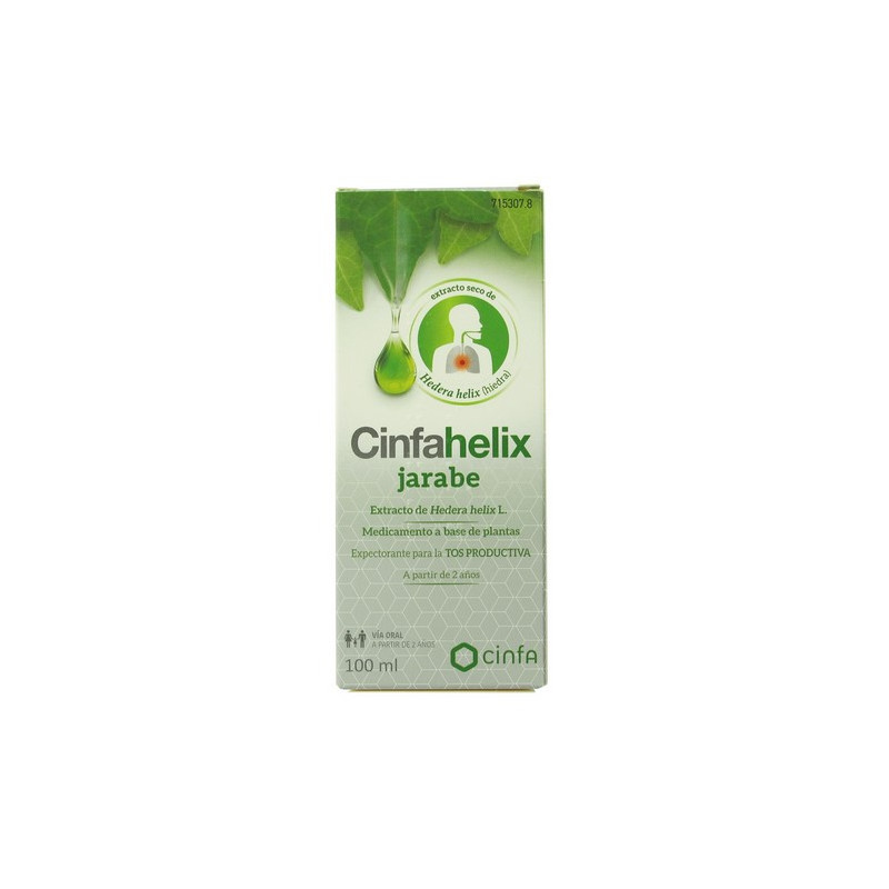 CINFAHELIX JARABE, 1 FRASCO DE 100 ML