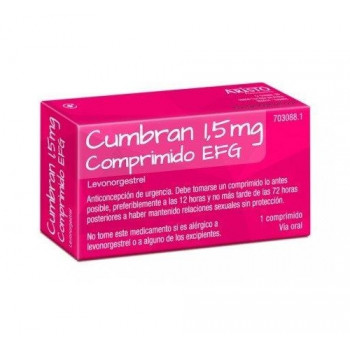 CUMBRAN 1,5 MG COMPRIMIDO EFG , 1 COMPRIMIDO
