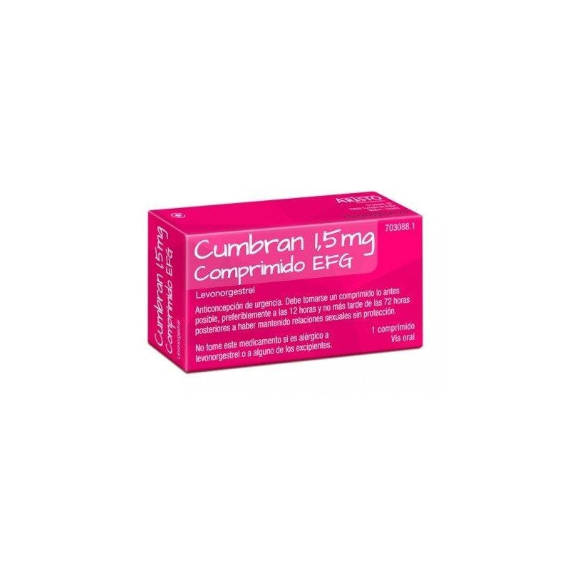 CUMBRAN 1,5 MG COMPRIMIDO EFG , 1 COMPRIMIDO