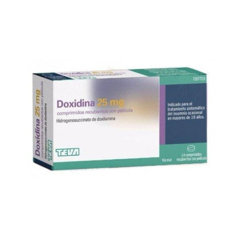 DOXIDINA 25 MG COMPRIMIDOS RECUBIERTOS CON PELICULA 14 COMPRIMIDOS