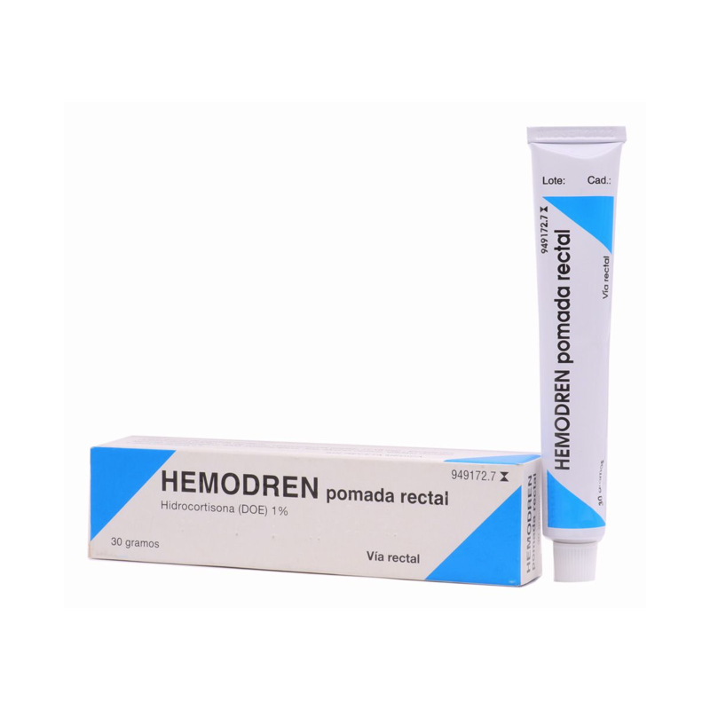 HEMODREN POMADA RECTAL, 1 TUBO DE 30 G
