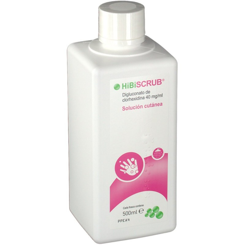 HIBISCRUB 40 MG/ML SOLUCION CUTANEA , 1 FRASCO DE 500 ML