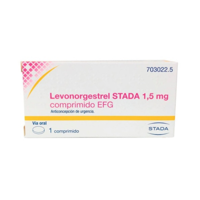 LEVONORGESTREL STADA 1.5 MG COMPRIMIDO EFG , 1 COMPRIMIDO