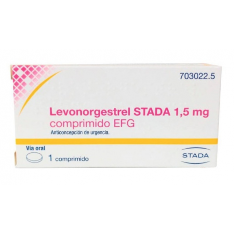 LEVONORGESTREL STADA 1.5 MG COMPRIMIDO EFG , 1 COMPRIMIDO