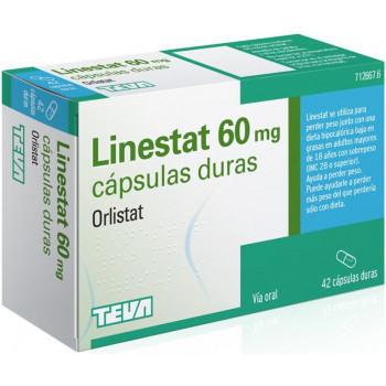 LINESTAT 60 MG CAPSULAS DURAS, 42 CÁPSULAS ( BLISTER )