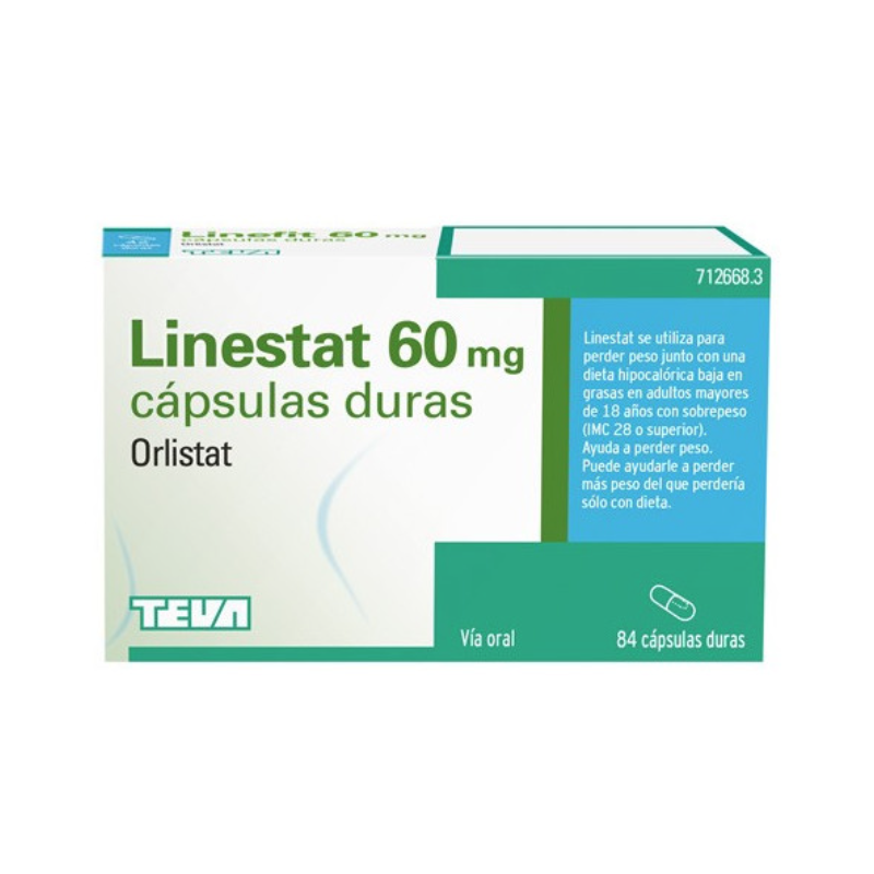 LINESTAT 60 MG CAPSULAS DURAS, 84 CÁPSULAS ( BLISTER )
