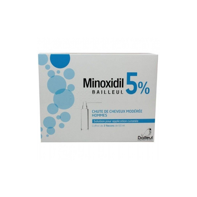 MINOXIDIL BIORGA 50 MG/ML SOLUCION CUTANEA , 3 FRASCOS DE 60 ML Y 3 ACCIONADORES CON BOQUILLA Y 2 ACCIONADORES CON CÁNULA