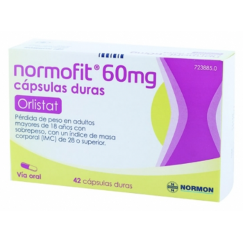 NORMOFIT 60 MG CAPSULAS DURAS, 42 CÁPSULAS