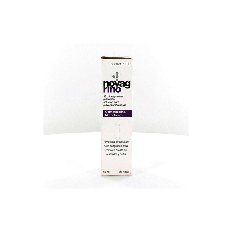 NOVAG RINO 35 MICROGRAMOS/PULSACION SOLUCION PARA PULVERIZACION NASAL , 1 FRASCO DE 15 ML