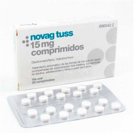 NOVAG TUSS 15 MG COMPRIMIDOS , 20 COMPRIMIDOS