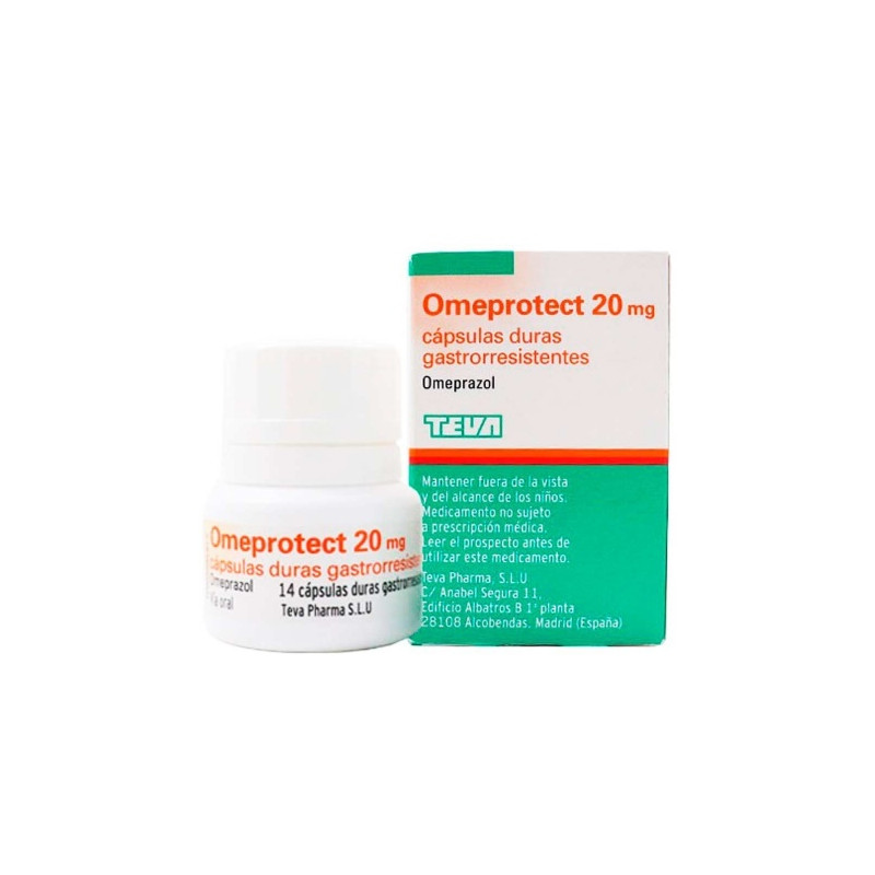OMEPROTECT 20 MG CAPSULAS DURAS GASTRORRESISTENTES, 14 CÁPSULAS (FRASCO)