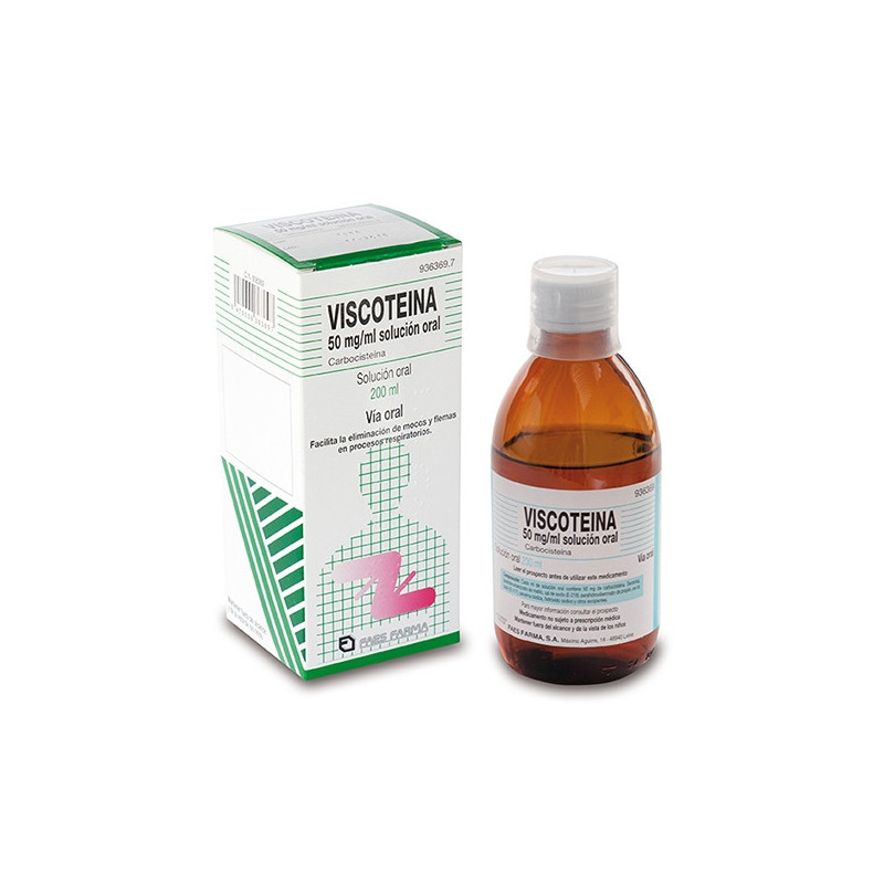 VISCOTEÍNA 50 MG/ML SOLUCIÓN ORAL , 1 FRASCO DE 200 ML