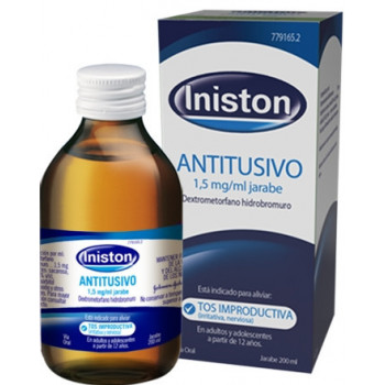 INISTON TOS 1,5 MG/ML JARABE , 1 FRASCO DE 200 ML