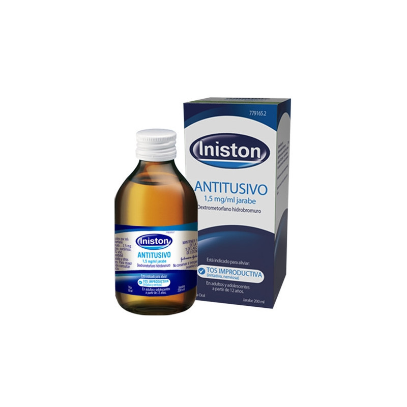 INISTON TOS 1,5 MG/ML JARABE , 1 FRASCO DE 200 ML