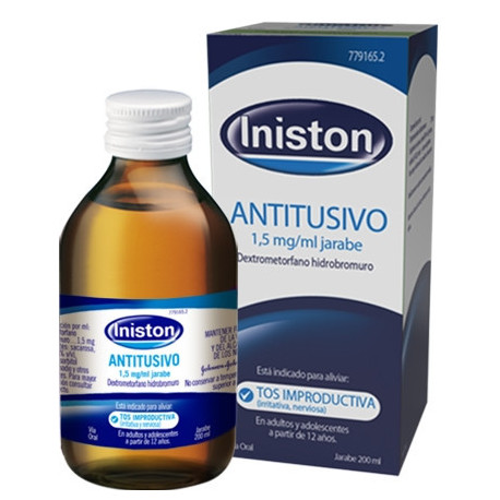 INISTON TOS 1,5 MG/ML JARABE , 1 FRASCO DE 200 ML