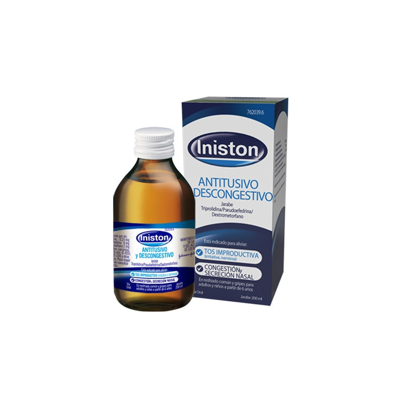 INISTON TOS Y CONGESTION JARABE , 1 FRASCO DE 200 ML
