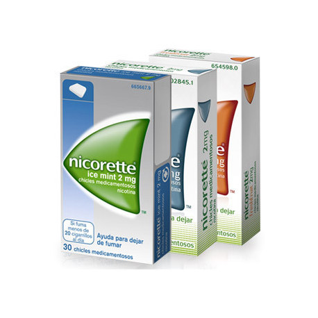 NICORETTE 4 MG CHICLES MEDICAMENTOSOS, 30 CHICLES
