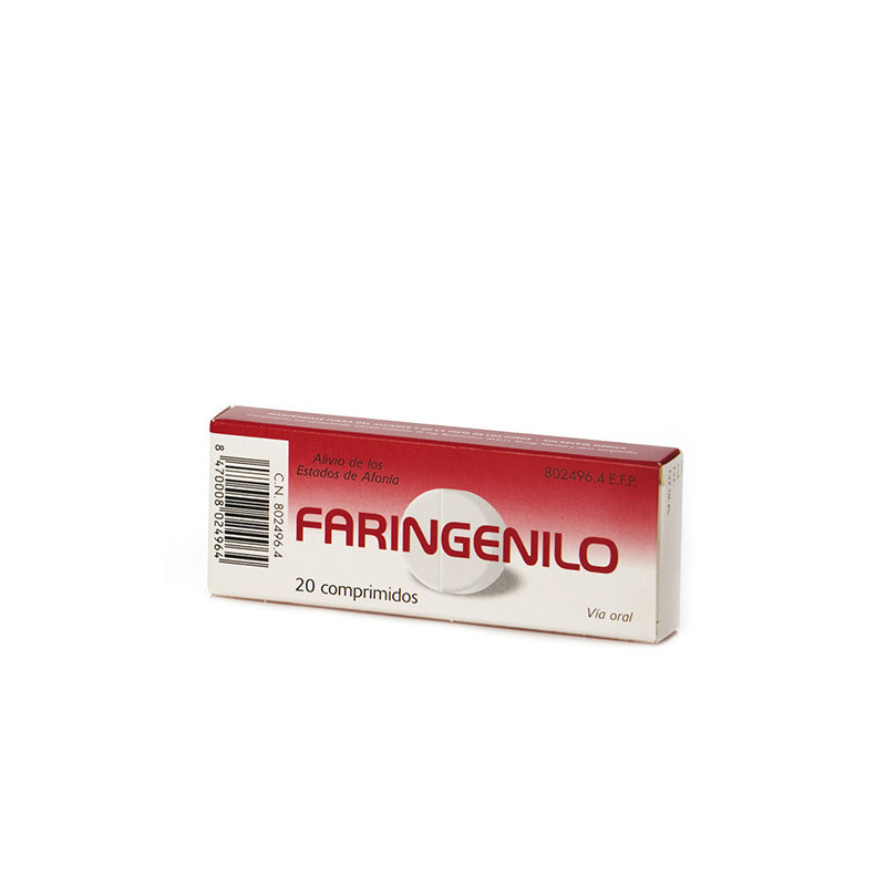 FARINGENILO, 20 COMPRIMIDOS