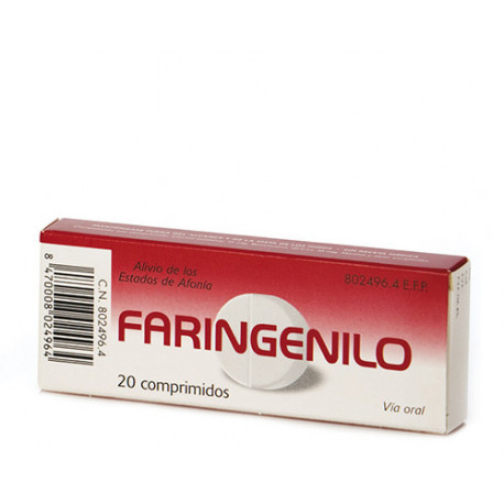 FARINGENILO, 20 COMPRIMIDOS