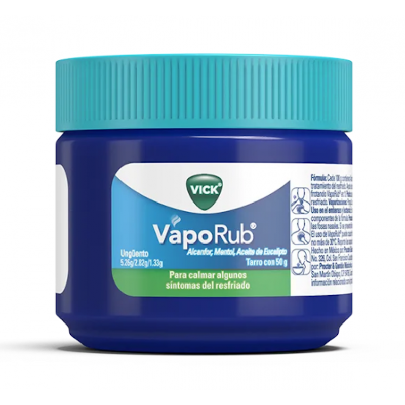 VAPORUB POMADA, 1 FRASCO DE 50 G