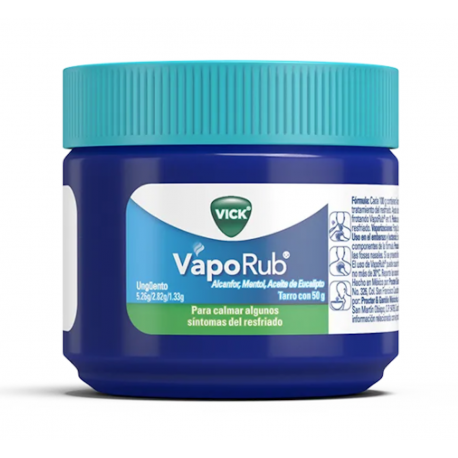 VAPORUB POMADA, 1 FRASCO DE 50 G