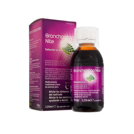 BRONCHOSTOP NITE SOLUCION ORAL, 1 FRASCO DE 120 ML