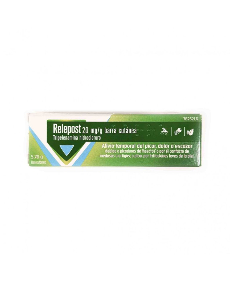 RELEPOST 20 MG/G BARRA CUTANEA, 1 APLICADOR CON 5,7 G