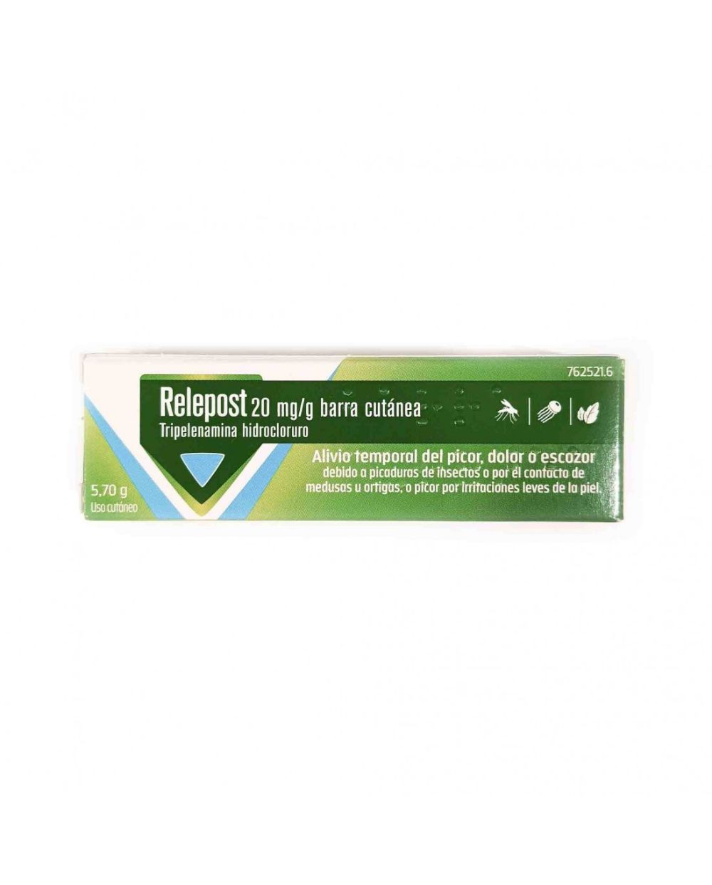 RELEPOST 20 MG/G BARRA CUTANEA, 1 APLICADOR CON 5,7 G