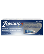 ZOVIDUO 50 MG/G + 10 MG/G CREMA 1 TUBO 2 G