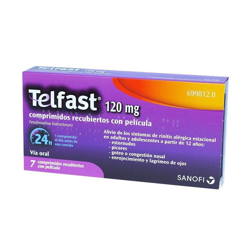 TELFAST 120 MG COMPRIMIDOS...